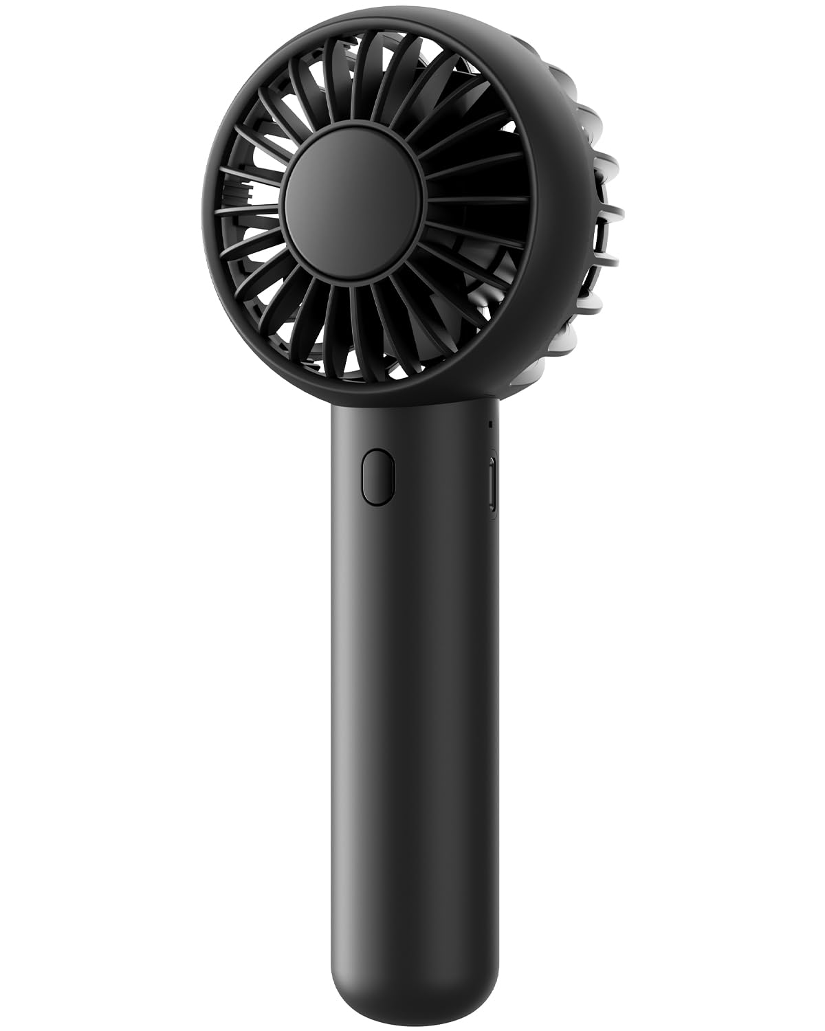 Gaiatop Mini Portable Fan, Small and Powerful, Cute Design 3 Speed Personal Handheld fan and Desktop with Base, Lightweight USB Rechargeable for Travel Lash Makeup Girl Women Summer Gift Pink