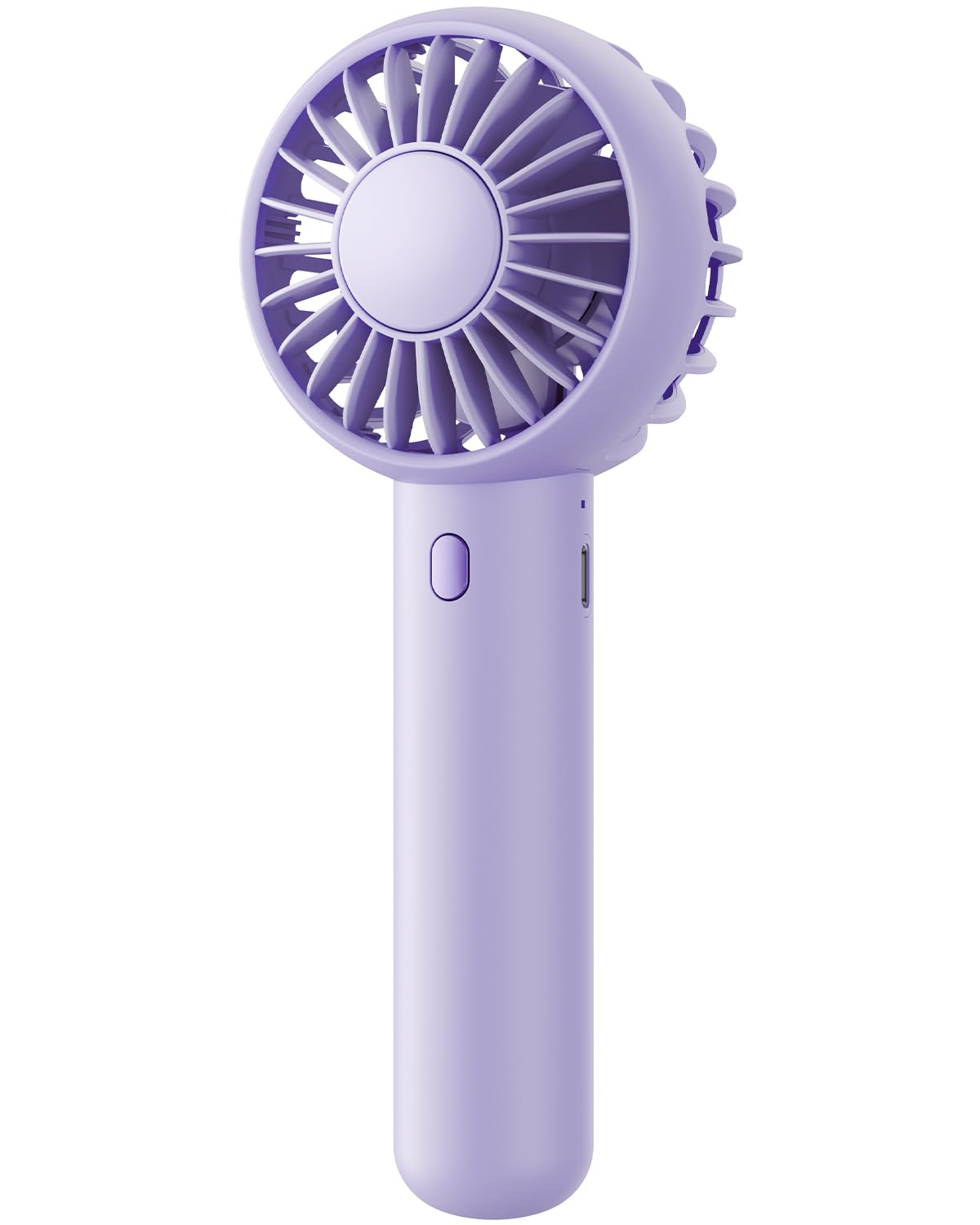 Gaiatop Mini Portable Fan, Small and Powerful, Cute Design 3 Speed Personal Handheld fan and Desktop with Base, Lightweight USB Rechargeable for Travel Lash Makeup Girl Women Summer Gift Pink