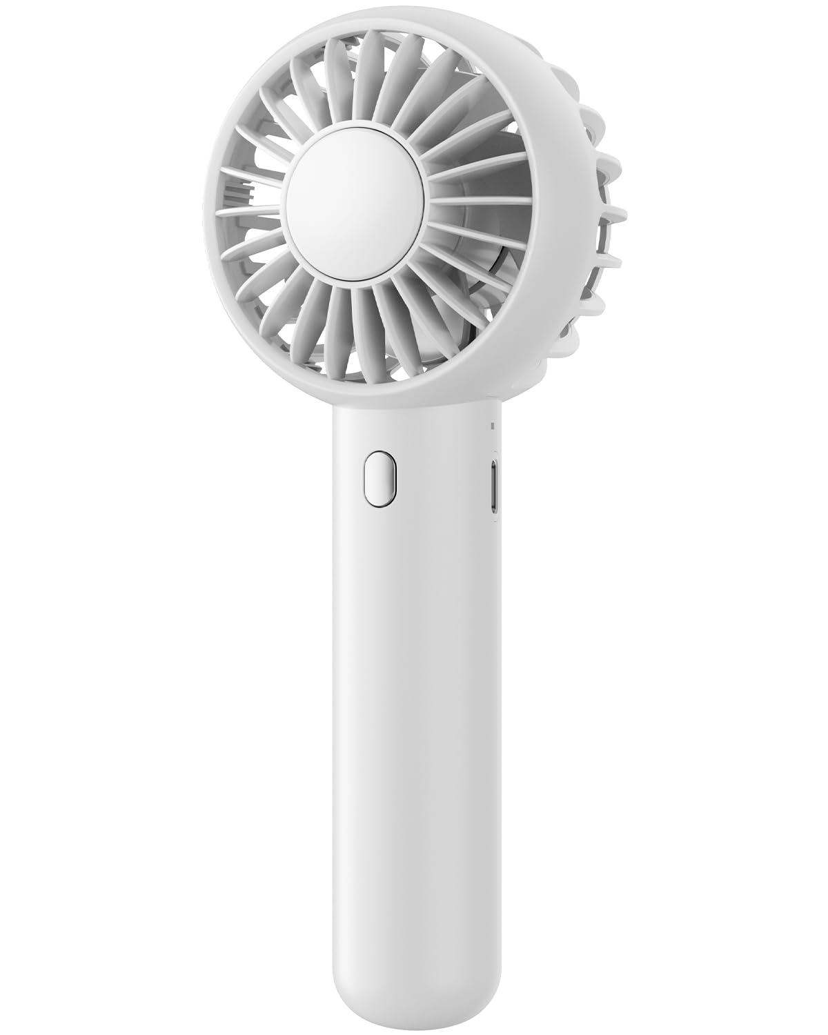 Gaiatop Mini Portable Fan, Small and Powerful, Cute Design 3 Speed Personal Handheld fan and Desktop with Base, Lightweight USB Rechargeable for Travel Lash Makeup Girl Women Summer Gift Pink